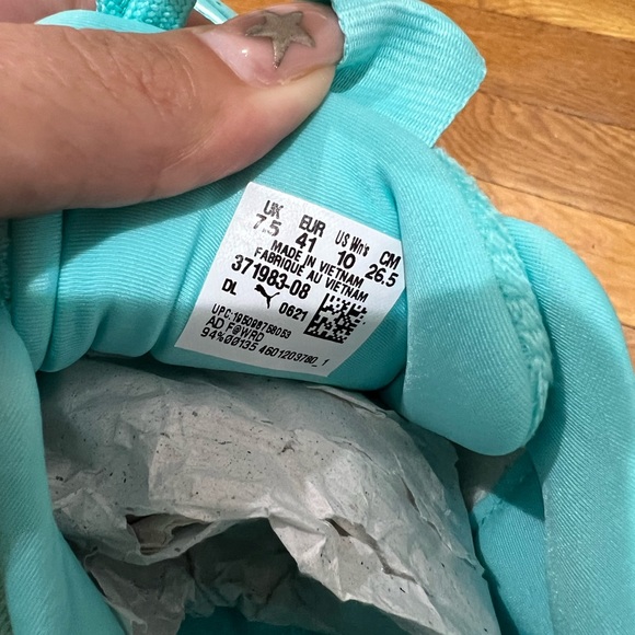 Puma RS-X running sneaker monochrome turquoise size 10 - Picture 8 of 8